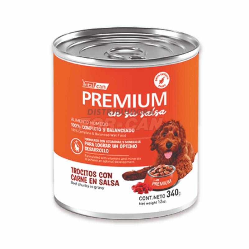 VITALCAN Premium lata PERRO CAC carne X 340 gr