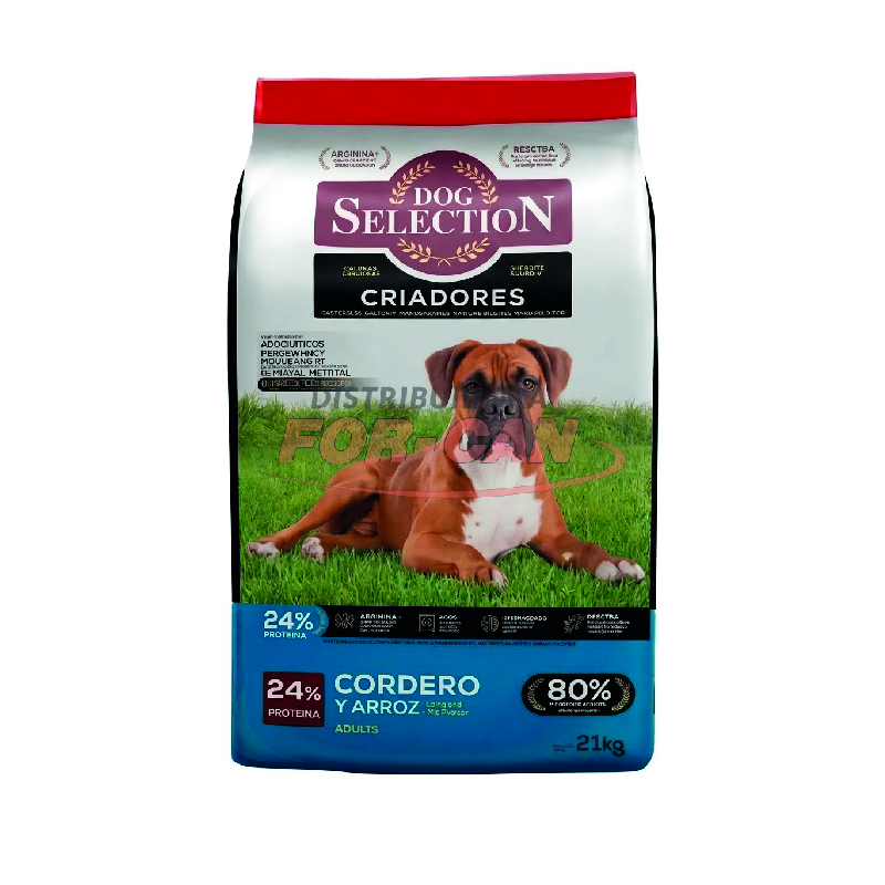 DOG SELECTION Cordero x 21 kg
