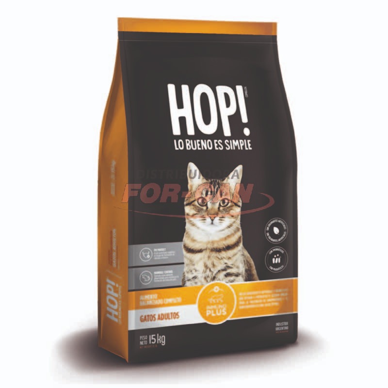 Hop! Gato Adulto x 15 Kg.